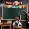 Back to School Decorative Banner Set (Red, Yellow, Blue, Green)